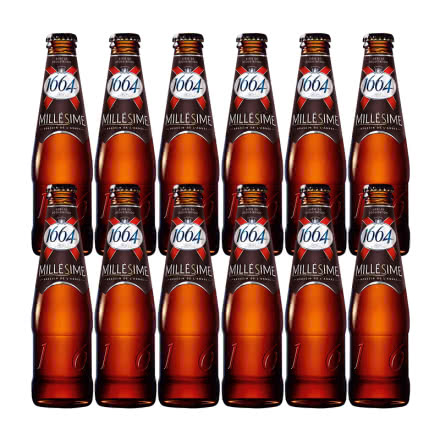 法国进口克伦堡凯旋1664啤酒 复古啤酒250ml（12瓶装）