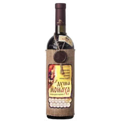 俄罗斯原瓶进口麻袋片红酒摩尔多瓦修士的心半甜葡萄酒750ml