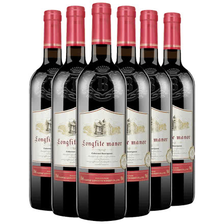 法国原酒进口红酒朗菲庄园传奇干红葡萄酒750ml*6瓶