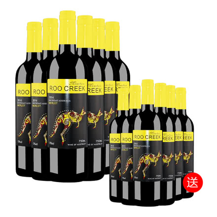 澳大利亚进口米爵袋鼠赤霞珠干红葡萄酒750ml（6瓶装）
