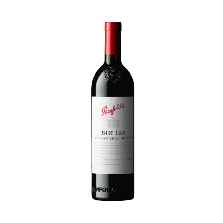 奔富 Bin128库纳瓦拉设拉子干红葡萄酒750ml 澳洲原瓶进口红酒 单支装