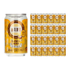 台湾啤酒原装进口水果味啤酒蜂蜜味整箱330ml（24听装）