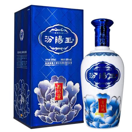 山西汾阳王 50度青花15 清香型白酒 500ml 单瓶