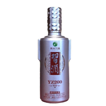 53°习酒 银钻YZ200 酱香型白酒 200ml （赠品非卖）