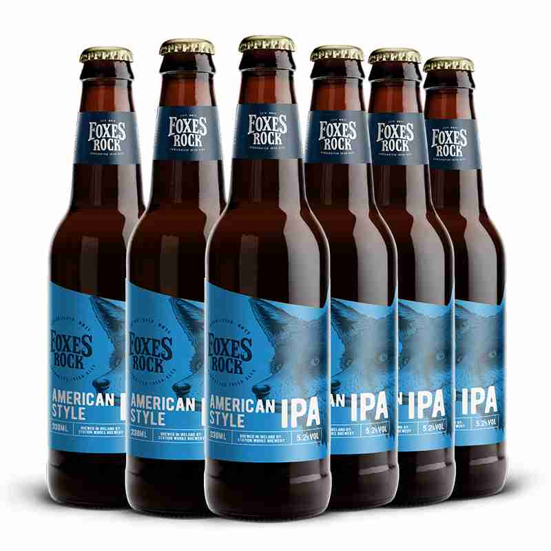 爱尔兰进口岩狐美式IPA精酿瓶装啤酒330ml（六连包）