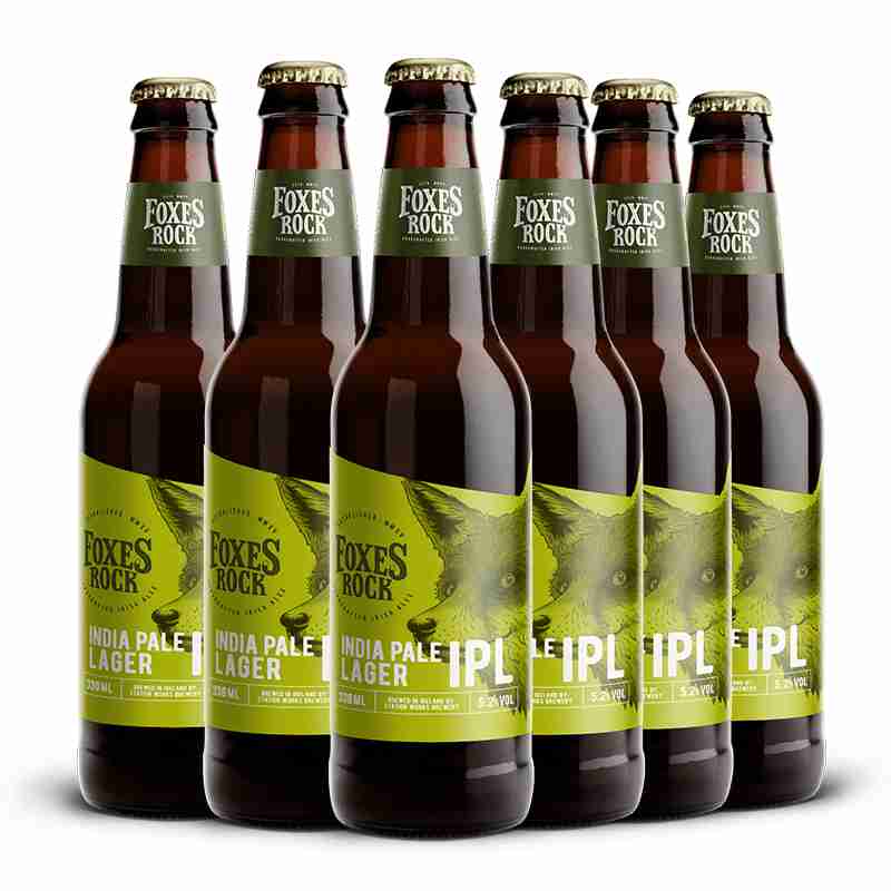 爱尔兰进口岩狐IPL精酿瓶装啤酒330ml（六连包）