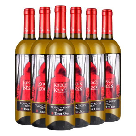11.5°奥兰Torre Oria小红帽干白葡萄酒750ml 西班牙进口红酒（6支）