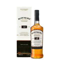 波摩12年（Bowmore）进口洋酒 波摩12年艾莱单一麦芽苏格兰威士忌 700ml