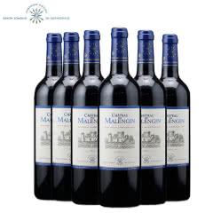 法国原瓶进口红酒 拉菲罗斯柴尔德家族 马龙古堡波尔多AOC干红葡萄酒红酒整箱750ml*6
