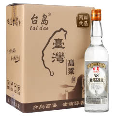 58°台岛台湾高粱酒600ml 6瓶整箱白酒 家常口粮酒