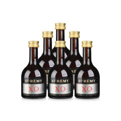 圣雷米（St-Rémy）法国原瓶进口洋酒XO白兰地50ml*6 套装