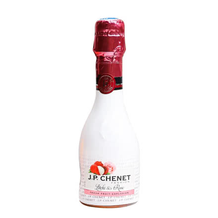 法国进口香奈J.P. CHENET冰爽桃红Rose高起泡酒荔枝玫瑰香起泡葡萄酒200ml