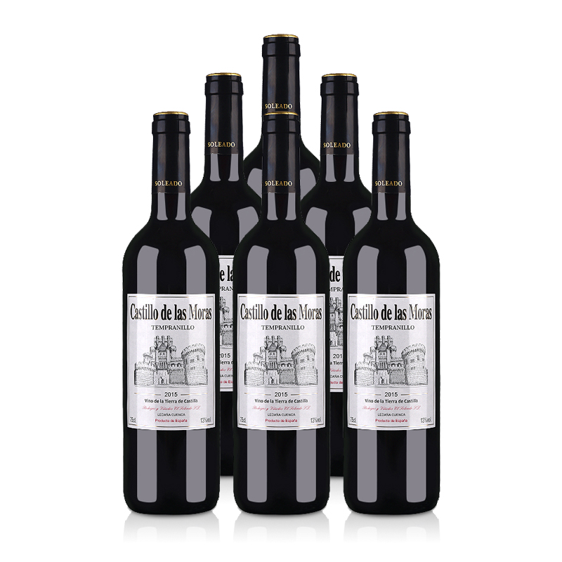 西班牙（原瓶进口）莫拉斯城堡干红葡萄酒750ml（6瓶装）