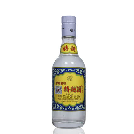 52°泸州老窖特曲浓香型白酒230ml(单瓶装）