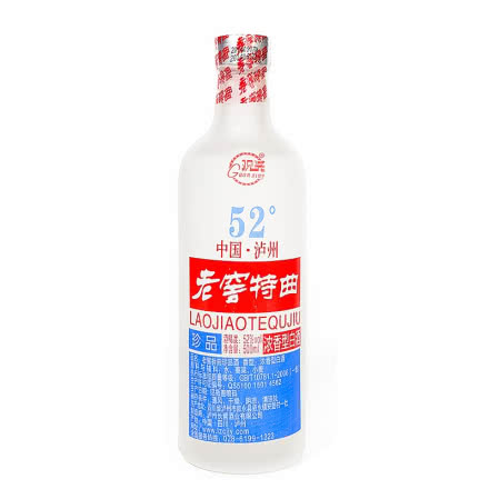 【老酒特卖】52°四川泸州老窖特曲珍品浓香型500ml单瓶（2014年）