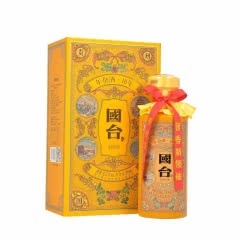 53°贵州国台 国台10年 帝王黄 酱香型白酒500ml礼盒装