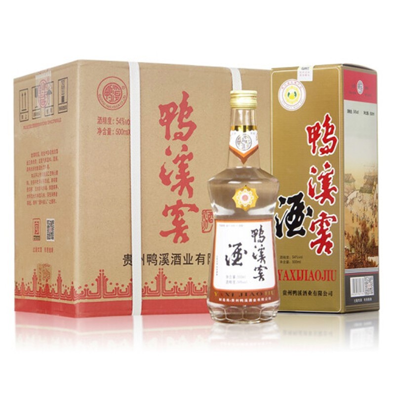54°贵州鸭溪窖酒浓香型白酒500ml（6瓶装）
