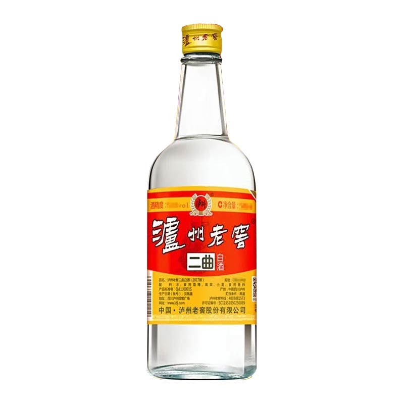 45° （2017版）泸州老窖二曲浓香型白酒小酒单瓶230ml