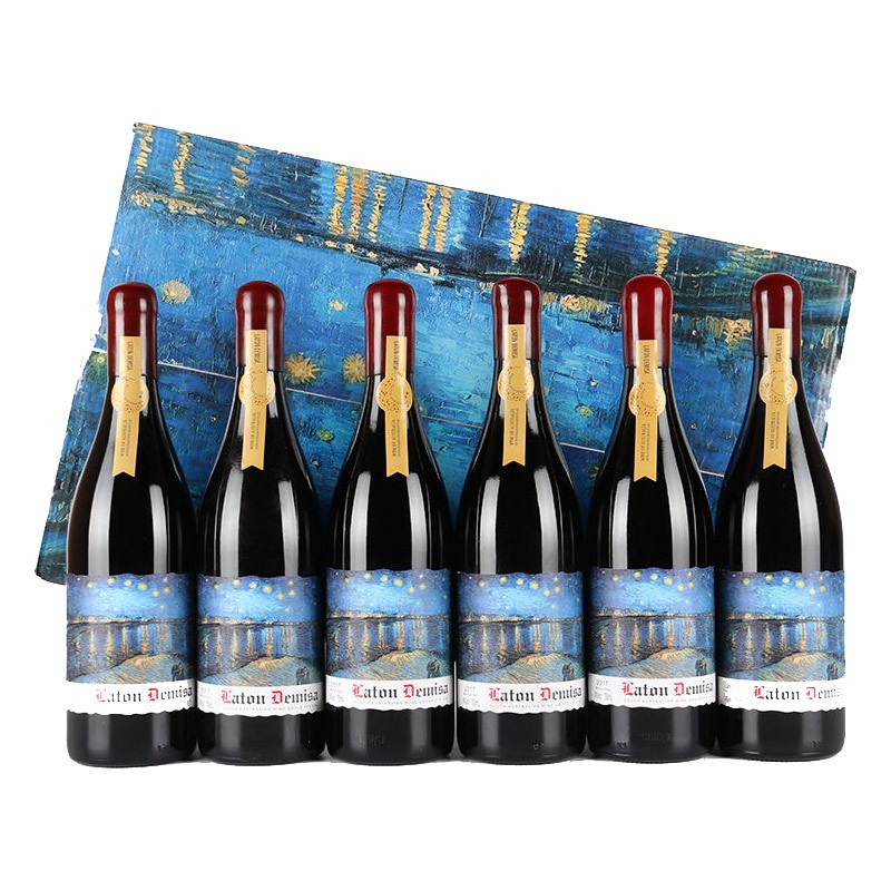 14°澳洲原酒进口红酒 拉图德米萨·艺星空干红葡萄酒礼盒装750ml（6瓶装）送3个手提袋
