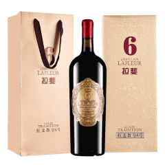 法国进口红酒拉斐教皇6号干红葡萄酒法国进口红酒单支装礼盒装 1.5L