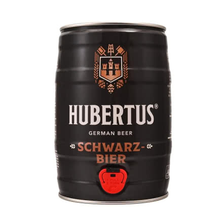 狩猎神(HUBERTUS)德国原装进口黑啤酒桶装5L