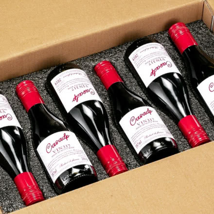 法国进口红酒【6支礼盒装】凯萨丹魄干红葡萄酒小瓶整箱187ml*6支装带礼盒可送礼
