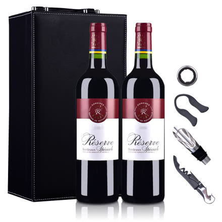 拉菲罗斯柴尔德珍藏波尔多法定产区红葡萄酒750ml*2（DBR行货）（礼盒装）