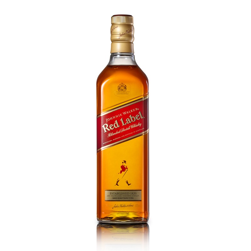 尊尼获加（Johnnie Walker）红方 红牌 苏格兰调和型 威士忌 洋酒 700ml