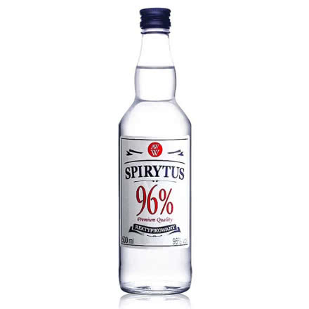 96°波兰生命之水伏特加 进口高度洋酒鸡尾酒基酒调酒 500ml单瓶装