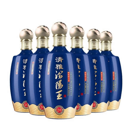 山西汾阳王 50度清雅20 清香型白酒 500ml*6瓶